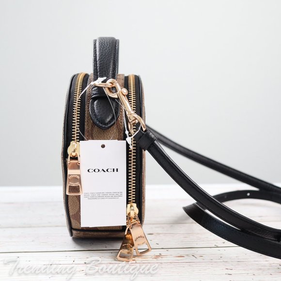 NWT Coach X Jean-Michel Basquiat C5658 Canteen Crossbody In Signature Canvas - Picture 4 of 12